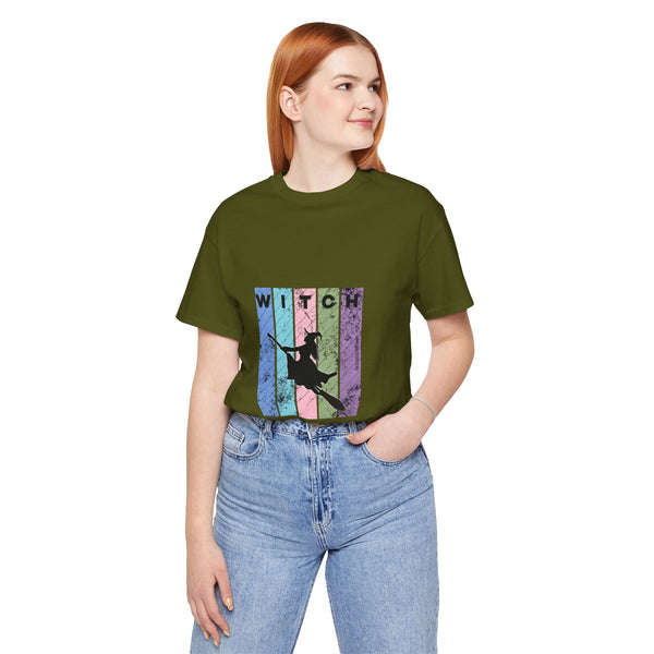 RETRO WITCH Unisex Jersey Short Sleeve Tee