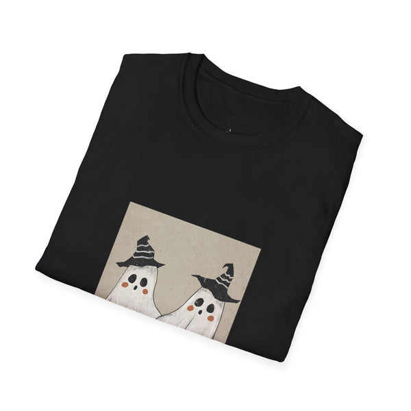 Cute Ghostie Twins Unisex Softstyle T-Shirt