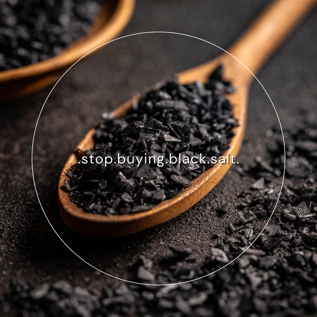 STOP BUYING BLACK SALT!