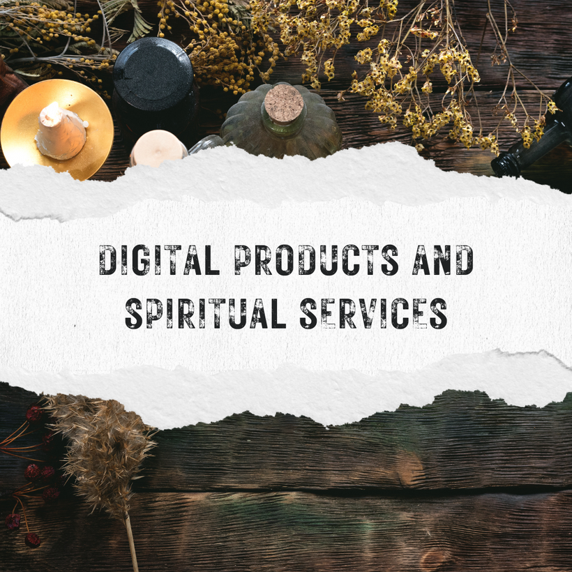 DIGITAL PRODUCTS &amp; SPIRITUAL SERVICES