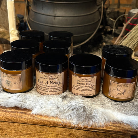 Clearance - Amber Jar Soy Candles