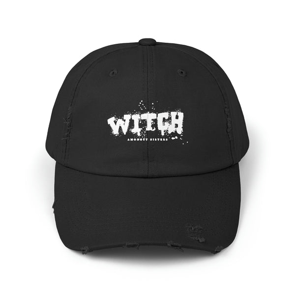 WITCH - Unisex Distressed Cap