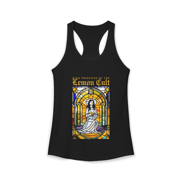 High Priestess of the Lemon Cult Racerback Tank Top