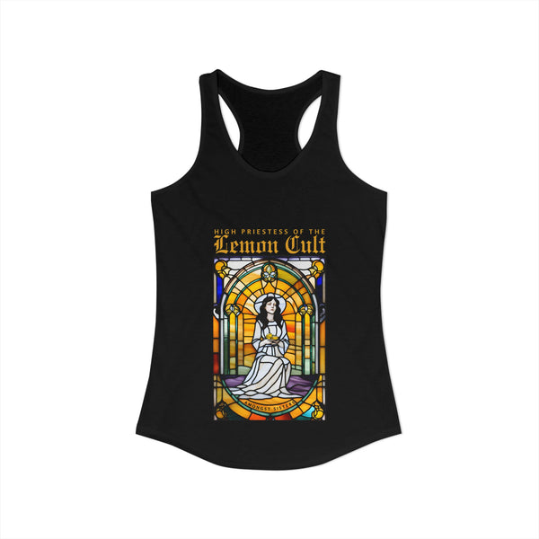 High Priestess of the Lemon Cult Racerback Tank Top