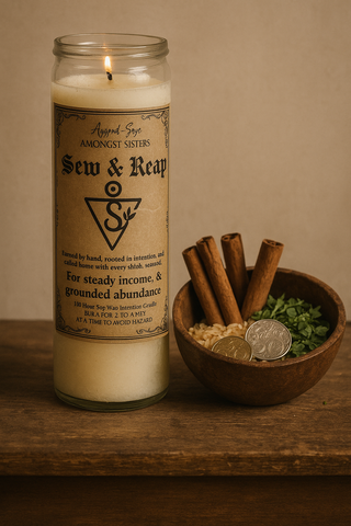 Sew & Reap - Prayer Glass Jar Candles
