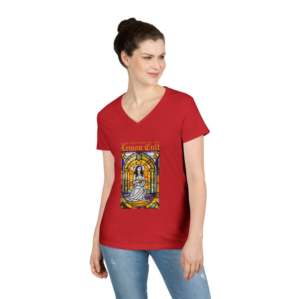 High Priestess of the Lemon Cult V‑Neck T-Shirt
