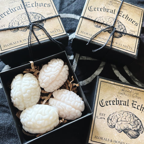 Cerebral Echos - Pack of 4 - Brain Shaped Wax Melts