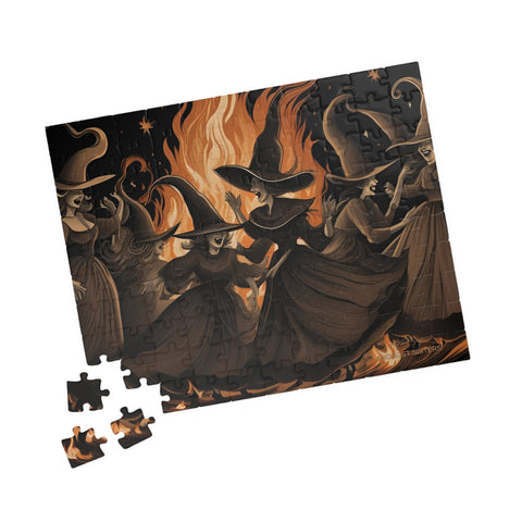 110 Piece Jigsaw Puzzle "Witches Fire Circle"