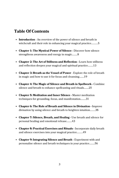 Silence & Breath - Roots of the Craft Pocket Guide PDF