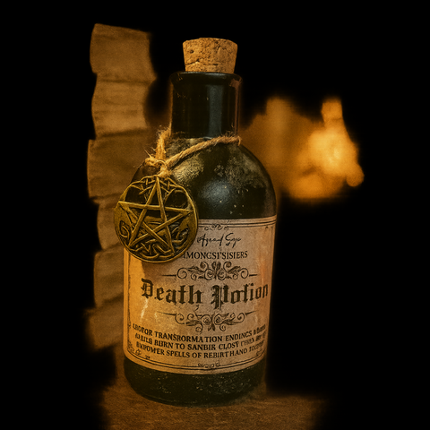 Death Potion Bottle Candle