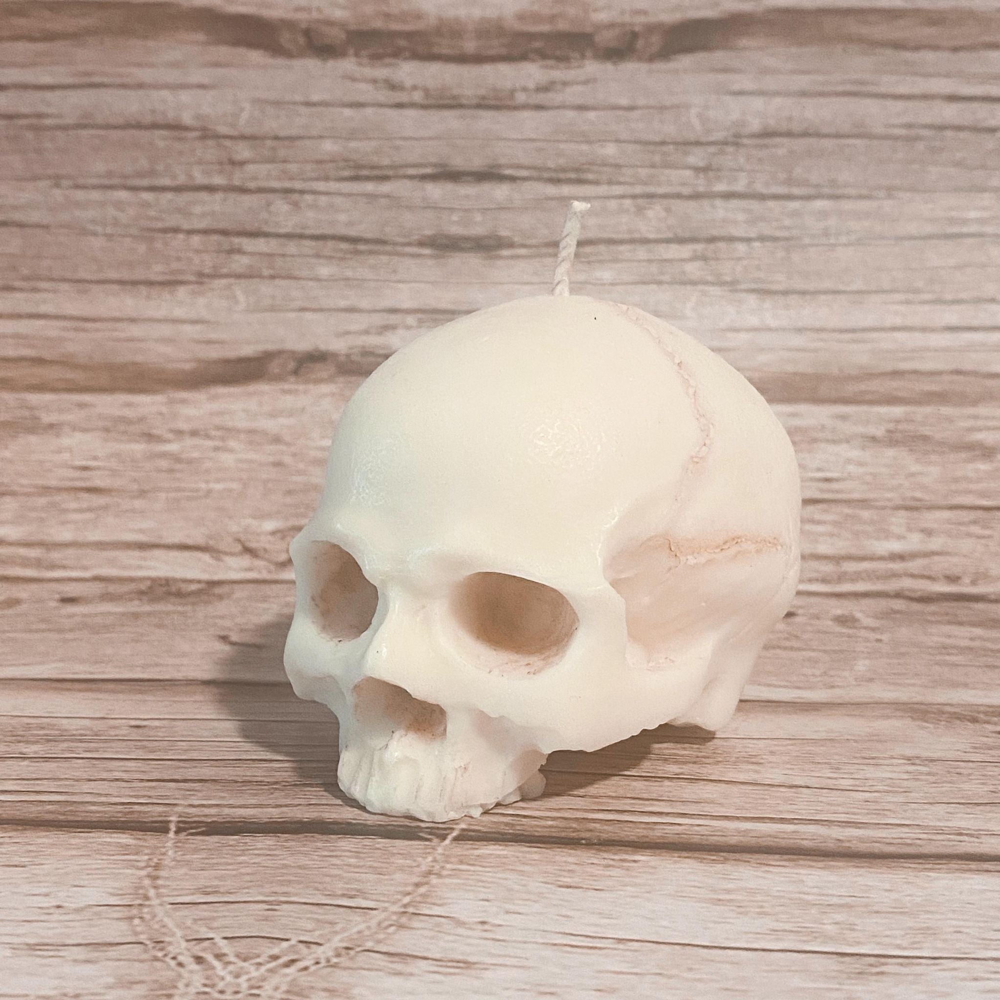 Realistic Skull Candle
