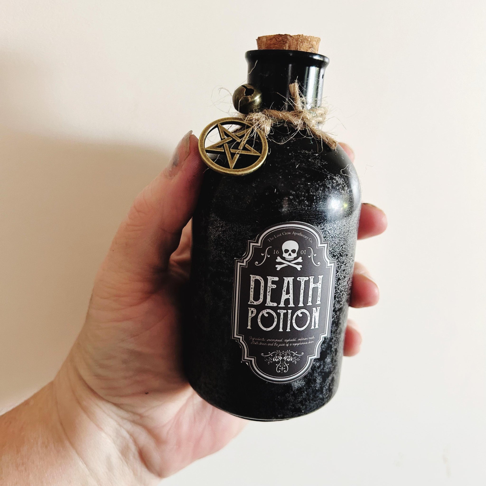 Death Potion Witches Bottle Candle
